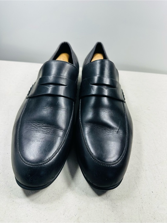 Allen Edmonds Lake Como Penny Loafers Mens 11.5  3E Vibram Soles Black Leather main image 5